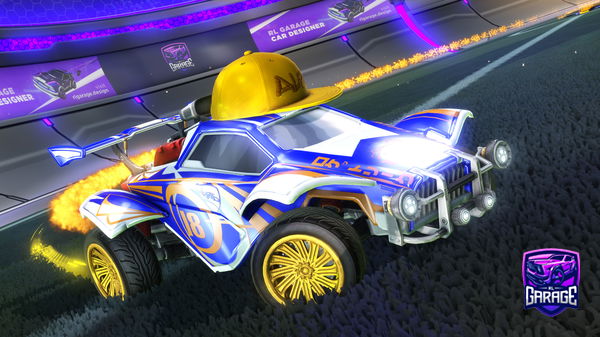 A Rocket League car design from Wil-z09