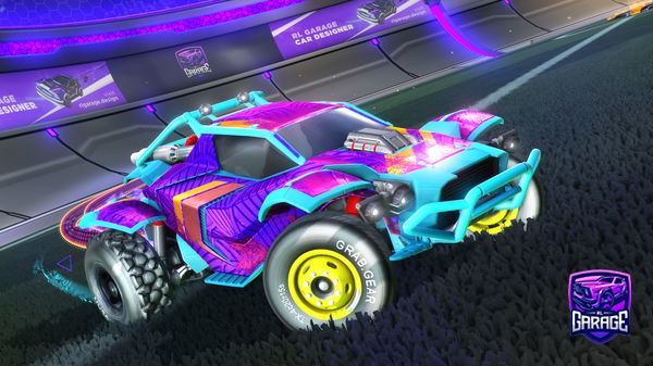A Rocket League car design from pixl_