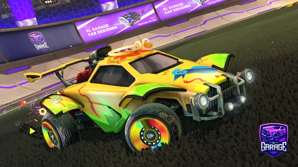 A Rocket League car design from Raiyu