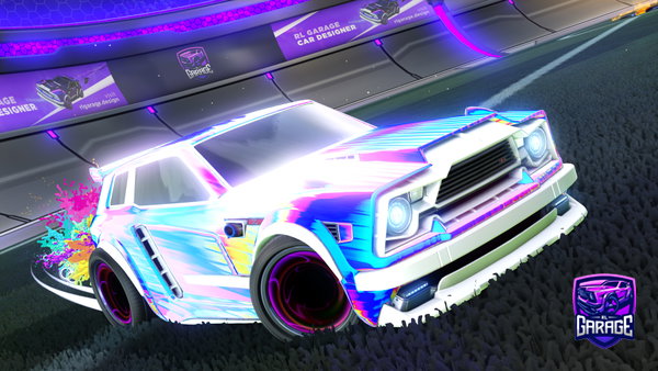 A Rocket League car design from ItzJustP1nk