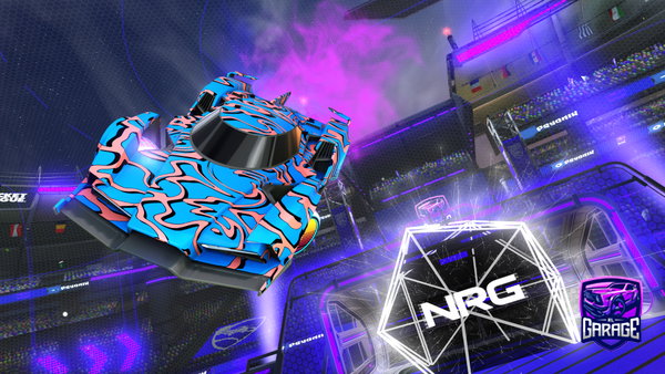 A Rocket League car design from DJDrRVhHD
