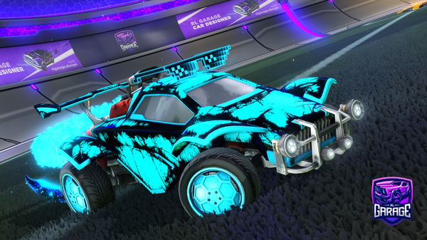 A Rocket League car design from BlazziMan