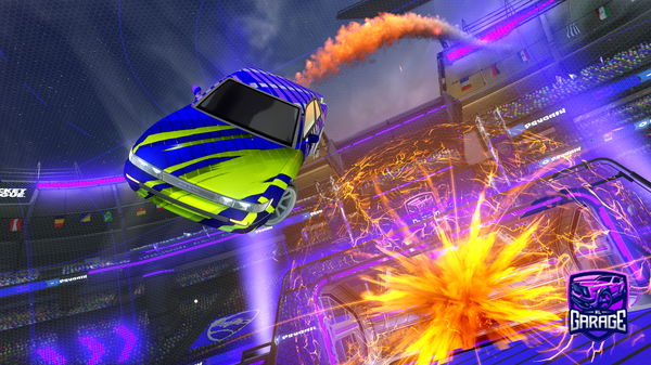 A Rocket League car design from HomicidaDiurno