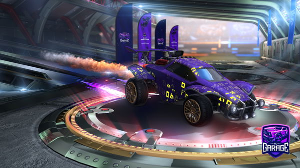 A Rocket League car design from t0ooby