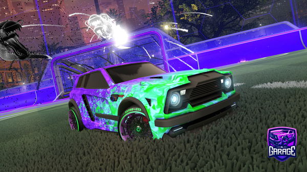 A Rocket League car design from duckyinsoup