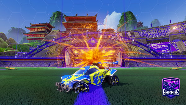 A Rocket League car design from Zirered