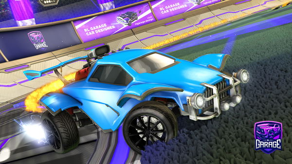 A Rocket League car design from Wdhh3