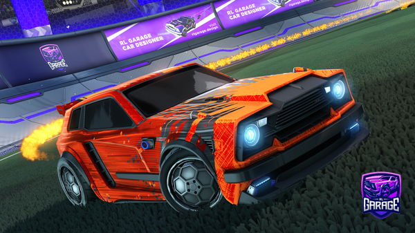 A Rocket League car design from KTiniOfficial