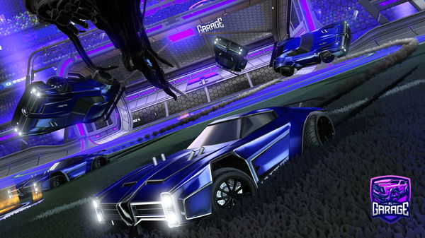 A Rocket League car design from Rockkamsen