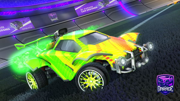 A Rocket League car design from MyEpicIsTDOWG988