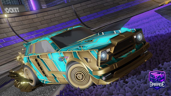 A Rocket League car design from RocketQuest1