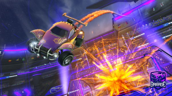 A Rocket League car design from FlorinKirito