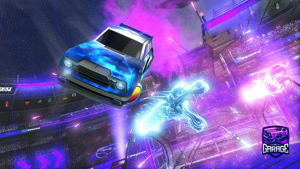 A Rocket League car design from Tinho_009