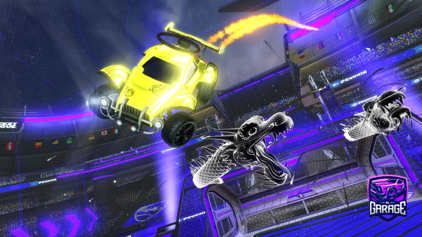 A Rocket League car design from Longhommejnr