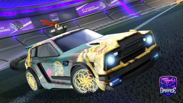 A Rocket League car design from Gunthor