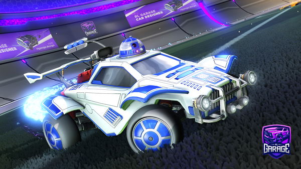 A Rocket League car design from Cambro30