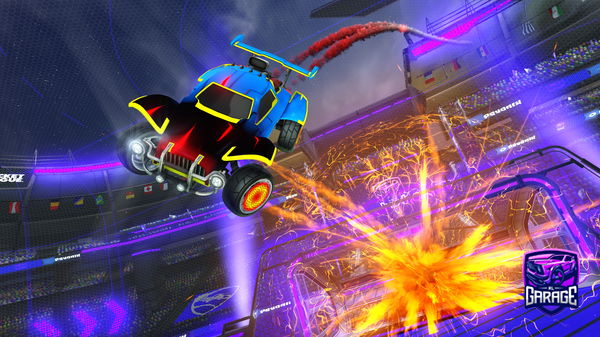 A Rocket League car design from Tuvvle