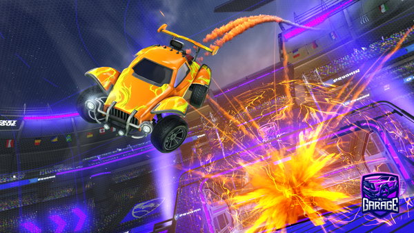 A Rocket League car design from CharG0ld_YT