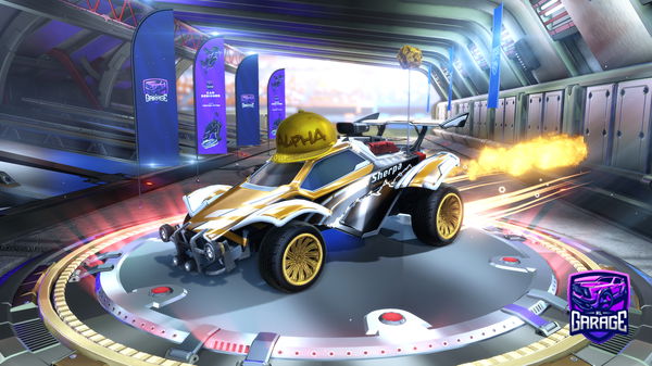 A Rocket League car design from RogueWZN