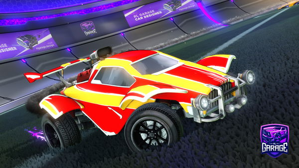 A Rocket League car design from WhaleGabbbbbb