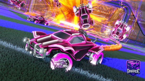 A Rocket League car design from Ghost_On_PS4