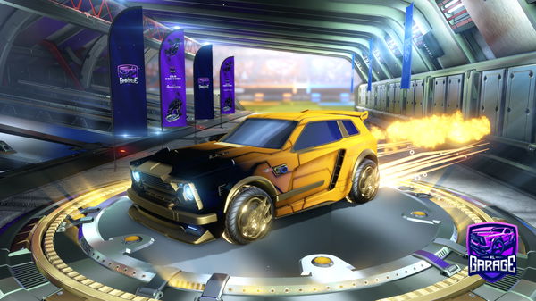 A Rocket League car design from Machinegun109