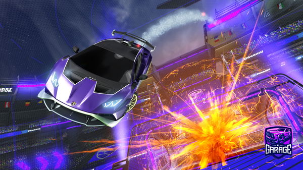 A Rocket League car design from Meccko76