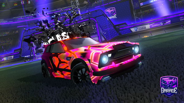 A Rocket League car design from BOBALOBAYOUS