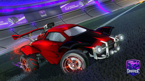 A Rocket League car design from coolj71111