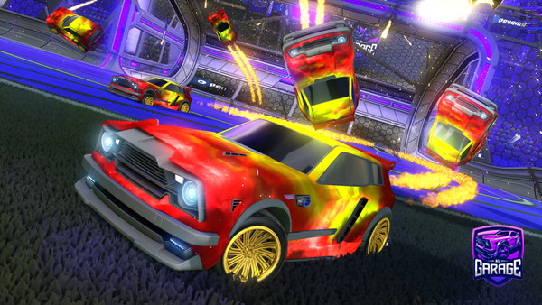 A Rocket League car design from MrDuck7658