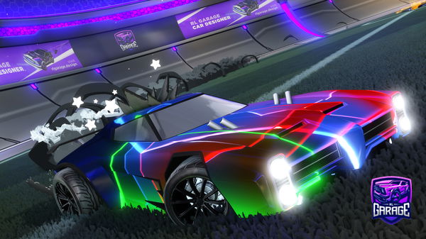 A Rocket League car design from Geekers