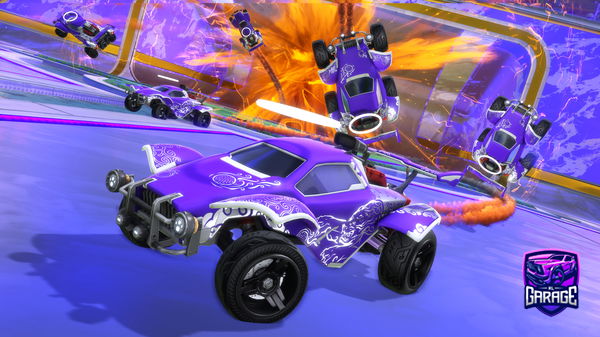 A Rocket League car design from Kackeman