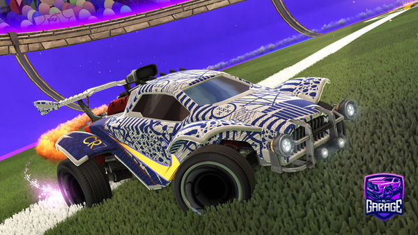 A Rocket League car design from Himynameishammy