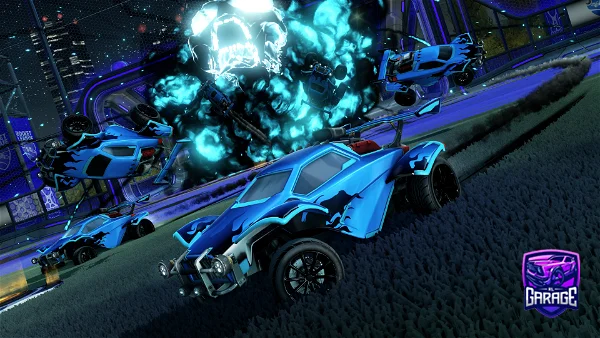 A Rocket League car design from tapeinos