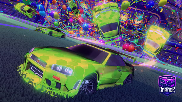 A Rocket League car design from Jacrex