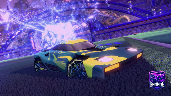 A Rocket League car design from cfergs103