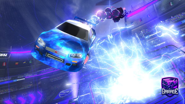 A Rocket League car design from borgarexe