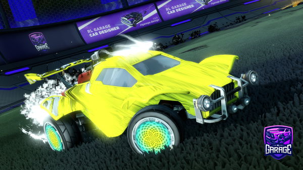 A Rocket League car design from Rand0m87