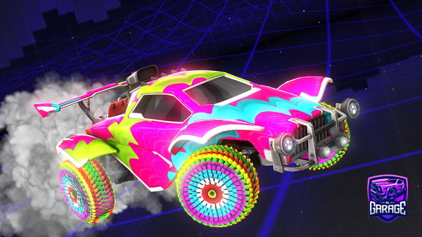 A Rocket League car design from MatthewR4V3