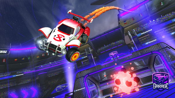 A Rocket League car design from RL-Dora