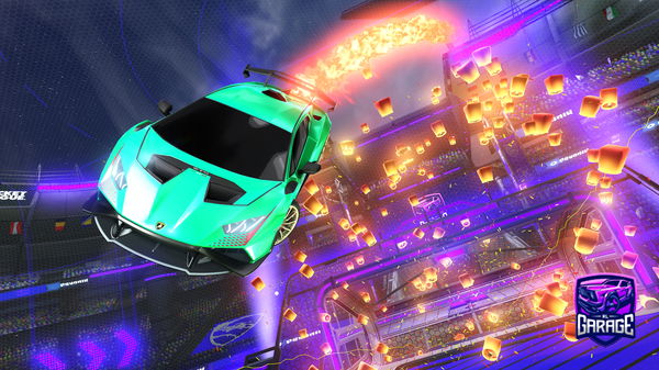 A Rocket League car design from Miguelzinplays07