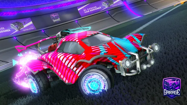 A Rocket League car design from scudy112