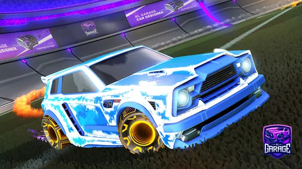 A Rocket League car design from N0TJ1NX