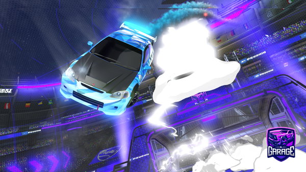 A Rocket League car design from Isd1as