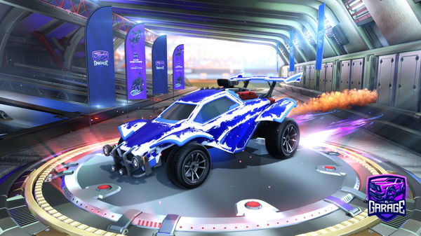 A Rocket League car design from Cylex96