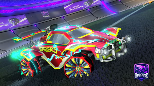 A Rocket League car design from ItsGiuze