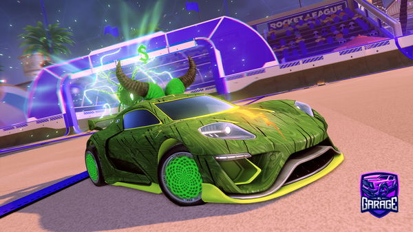 A Rocket League car design from Funkraven