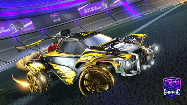 A Rocket League car design from CosmicEclipse274