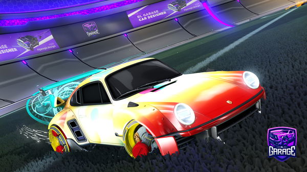 A Rocket League car design from shibetheinu