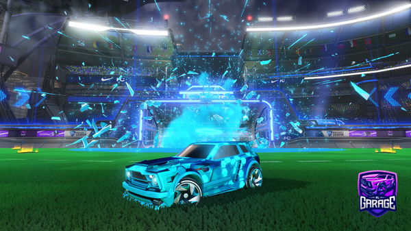 A Rocket League car design from GBTzombie